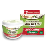 Recalled Hempväna Ultra Strength Pain Relief Cream with Lidocaine 4 ounce jar